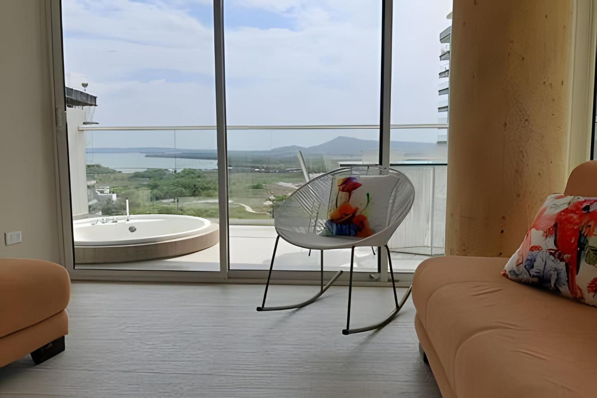 2 Dormitorios Jacuzzi Y Vista Mar. Frente A Playa Cartagena Exteriör bild
