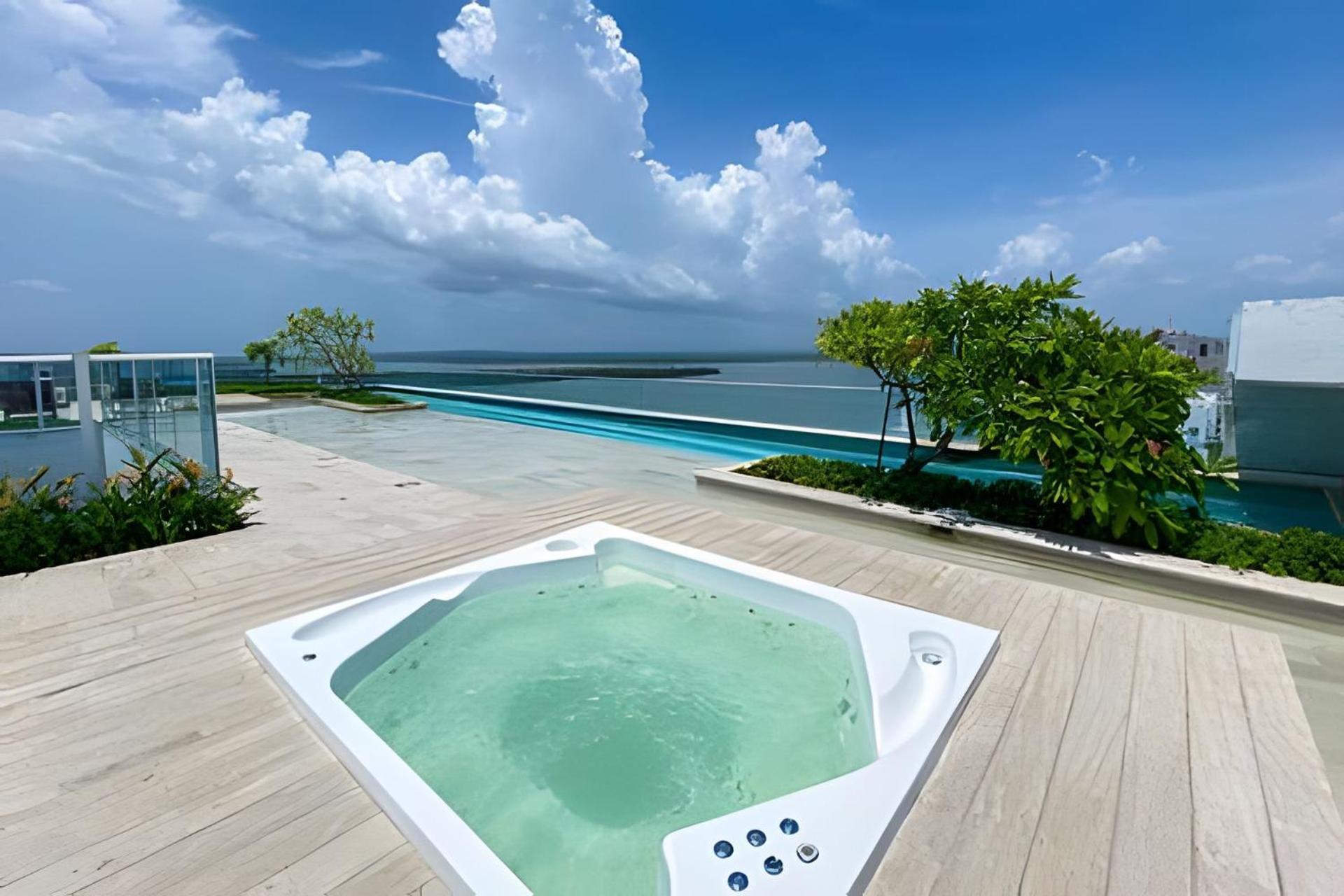 2 Dormitorios Jacuzzi Y Vista Mar. Frente A Playa Cartagena Exteriör bild